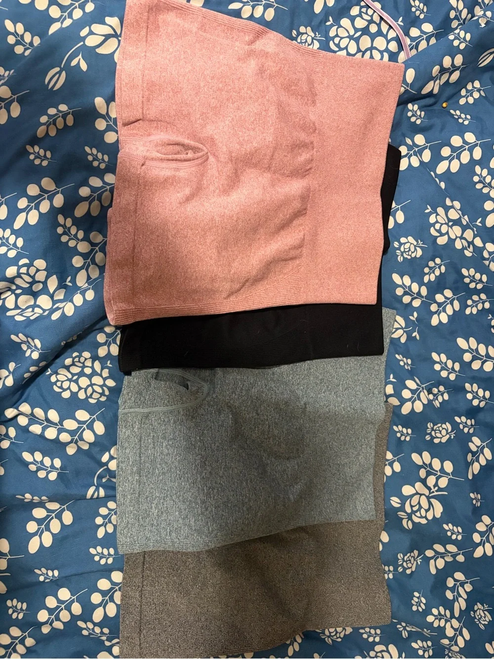 Amazon women’s ' Pull-On Leggings Set - Pink, Black, Gray, Brown